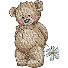 teddy bear free embroidery design