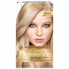 Getting shiny hair doesn't have to be difficult. King Soopers L Oreal Paris Superior Preference Fade Defying Shine Permanent Hair Color 9a Light Ash Blonde 1 Ct