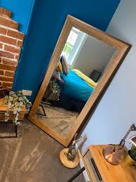 Our collection of large, standing floor mirrors includes styles framed in iron and brass, oak and mango. Mum Creates Hotel Style Bedroom For Daughter Using Products From The Range Dunelm And Ikea Wales Online