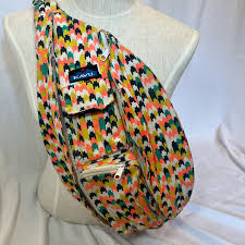 kavu rope sling bag multi color depop