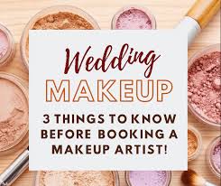 before booking your wedding makeup artist