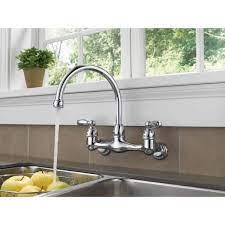 2 Handle Wall Mount Kitchen Faucet