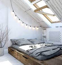 angled wall slanted wall bedroom ideas