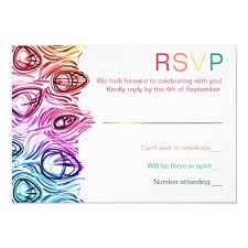 Rainbow Wedding Rsvp Online Custom Template Custom Invitation Rsvp