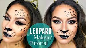 y leopard cheetah makeup tutorial