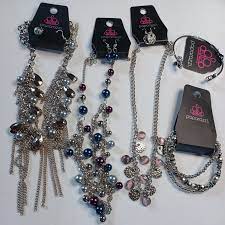 costume jewelry necklace lot 5 piece