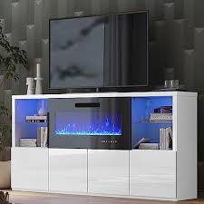 Amerlife 68 Fireplace Tv Stand With