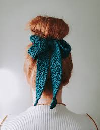 the bow scrunchie pattern