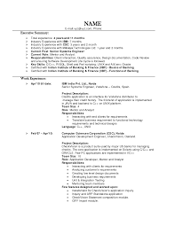029 Resume Sample For Experienced It Professionals Best