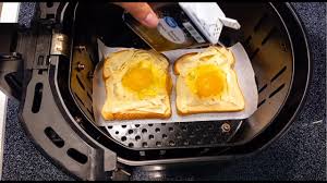 air fryer egg toast air fryer egg in