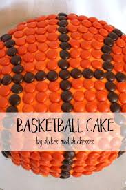basketball cake idea super easy