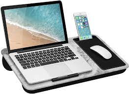 Visit alibaba.com to buy professional and multifunctional laptop pillow desk at fresh deals. Amazon Com Lapgear Home Office Lap Desk With Device Ledge Mouse Pad And Phone Holder White Marble Fits Up To 15 6 Inch Laptops Style No 91501 Office Products
