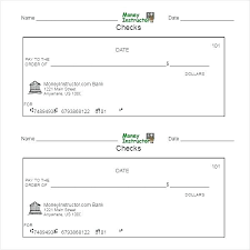 Funny Cheque Template Fake Blank Check Uk Big