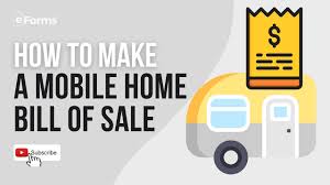 how to make a mobile home bill of