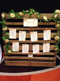 Our Brand New Secret Garden Rustic Pallet Seating Chart