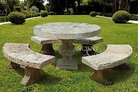 antique stone benches collection by