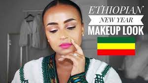 ethiopian new year inspired glam makeup