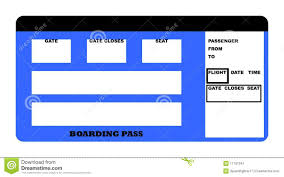 Boarding Pass Stock Illustration Illustration Of Flying 11157247