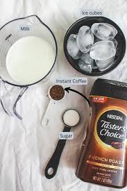 cold coffee recipe without ice cream