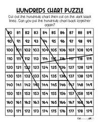 Hundreds 100 Chart Puzzles 1 100 80 179 And 225 324 A