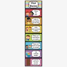 Clip Charts Kindergarten Behavior School Rules For Kids
