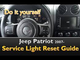 jeep patriot service light interval oil