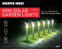 Sharper Image Solar Garden Lights 6