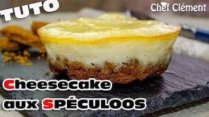 The filling is a mixture of cream cheese, ricotta, and speculoos butter—speculoos christmas cookies. Recette Cheesecake Individuel Aux Speculoos Chef Clement Youtube