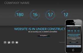 Speedo Under Construction Mobile Website Template By W3layouts