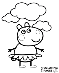 Free printable kids coloring book and coloring pictures. Printable Suzy The Sheep Coloring Page Topcoloringpages Net