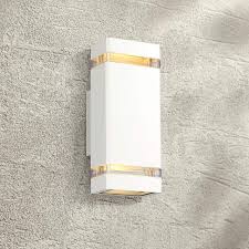 Skyridge 10 1 2 High White Up Down Outdoor Wall Light 67e37 Lamps Plus