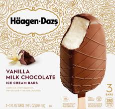 haagen dazs ice cream bars vanilla