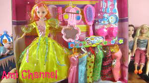 Búp bê công chúa xinh đẹp- Đồ chơi trẻ em phụ kiện và váy đầm cho búp bê /  Ami Channel - YouTube