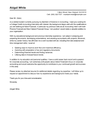 Finance Trainee Cover Letter