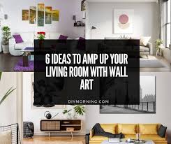 amp up your living room with wall art