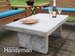 Here is a look at how we made ours, and how you can as well! Build An Outdoor Table With Quikrete Countertop Mix Family Handyman