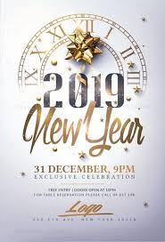 New Year Flyer Templates Psd