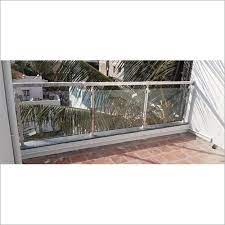 Balcony Glass Railing Size Customized