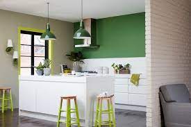 green kitchens green decorating