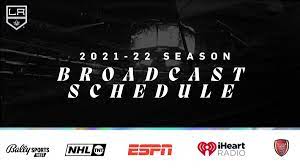 broadcast schedule for 2021-22 season ...