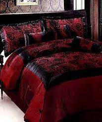 Shop target for bedding sets & collections you will love at great low prices. Flocking Rose Floral Satin Comforter Set Gothic Bedrooms Black Rose Gothic Room Bedding Eclectic Bedroom Gothic Room Gothic Decor Bedroom