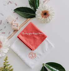 personalized handkerchief the