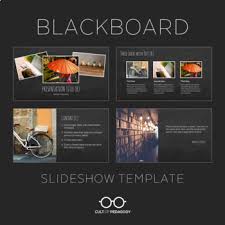 Blackboard Slideshow Template For Powerpoint And Google Slides