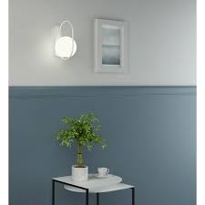 Wall Lamp Koban D White Oval Frame And