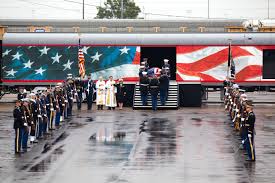 Bush's funeral, an envelope fell into her lap. Up George H W Bush Funeral Train Image Gallery