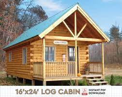 16 X 24 Tiny Cabin Diy Plans 385sf