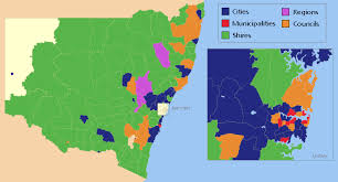 Queensland will shut its borders to hundreds of thousands of sydney residents after the bondi cluster almost doubled on tuesday. Local Government Areas Of New South Wales Familypedia Fandom