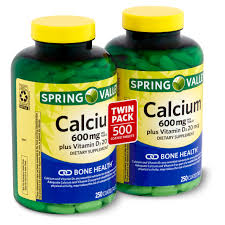 Calcium citrate + vitamin d3 + magnesium hydroxide + zinc sulphate. Spring Valley Calcium Dietary Supplement Twin Pack 600 Mg 250 Count 2 Pack Walmart Com Walmart Com
