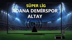 CANLI İZLE Adana Demirspor Altay maçı canlı maç izle Bein Sports 1 HD  şifresiz