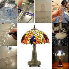 Diy Tiffany Lamp Out Of Plastic Bottle